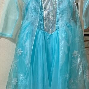 Divided Ice Queen Costume - Light Blue and Silver